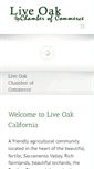 Mobile Screenshot of liveoakchamber.org
