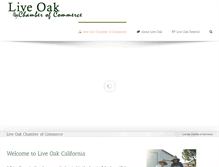 Tablet Screenshot of liveoakchamber.org